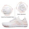 thumbnail image 5 of Women's Water Shoes Wide Toe Box Non Slip Quick Dry Beach Shoes Athletic Aqua Shoes for Swimming, White Size 8.5, 5 of 8
