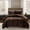 Chocolate, variant on imerelez King/Cal King Faux Fur Comforter Mini Set
