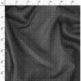 thumbnail image 4 of Soimoi Black Rayon Fabric Stripe & Alphabet V Text Print Fabric by Yard 56 Inch Wide, 4 of 5