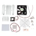 thumbnail image 1 of TFixol DIY Thermoelectric Peltier Refrigeration Cooling System Kit Semiconductor Cooler Conduction Module + Radiator + Cooling Fan + TEC1-12706, 1 of 7