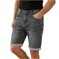thumbnail image 2 of LONKITO Mens Jean Shorts Outdoor Work Casual Denim Shorts with Pockets for 2026 Summer Clothes Size S, 2 of 8