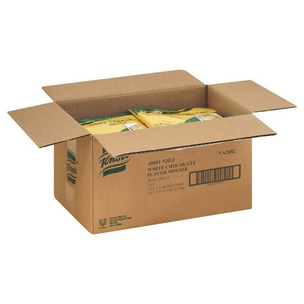 10 PACKS Unilever Bestfoods Knorr White Chocolate Mousse Mix, 7.313