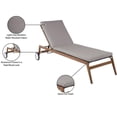 thumbnail image 4 of Afuera Living Chaise Longue de Patio Extérieure en Tissu Gris Résistant à l'Eau, 4 of 13