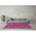 thumbnail image 3 of Ahgly Company Indoor Square Persian Pink Traditional Area Rugs, 8' Square, 3 of 4