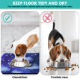 thumbnail image 4 of Dog Food Mat for Pet Dog Food Mat, Dog Mat for Food and Water, Pet Dog Cat Bowl Mat, Anti-Slip Reusable Feeding Mat with Starry Sky,16inx24in, 4 of 7