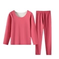 thumbnail image 1 of Guardurnaity Conjunto térmico de 2 uds de ropa interior para niñas conjuntos de ropa Melon rojo SG Guardurnaity AP013391-13, 1 of 6