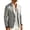 Gray, variant on Single Breasted Blazer for Men Two Button Front Notched Lapel Slim Fit Casual Linen Tuxedo Suit Jackets with Pockets Light Blue#01 S
