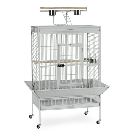 UPC: 0048081315439 | Prevue Pet Products 36  x 24  x 66  Select Wrought Iron Parrot Bird Cage  Pewter