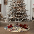 thumbnail image 6 of Kll Floral With Birds Christmas Tree Skirt 30",Party Decorations Farmhouse For Christmas Decorations Holiday Party, 6 of 8
