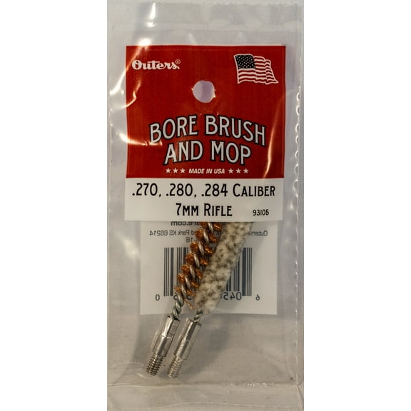Outers Bore Brush and Cotton Mop Combo, .270, 7 mm