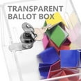 thumbnail image 5 of Acrylic Donation Box Transparent Ballot Box Clear Suggestion Box Donation Box for Fundraising, 5 of 5