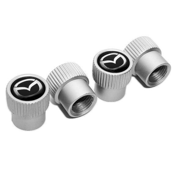 4pcs Universal Fit Mazda Car Wheels Tire Air Valve Caps Stem Dust Cover Gift