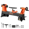 thumbnail image 1 of VEVOR Woodworking Lathe 1 HP 12 x 18 in Benchtop Wood Lathe Variable Speed 0-3800 RPM, 1 of 9