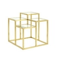 thumbnail image 3 of Home Gear End table Gold Multi level, 3 of 3