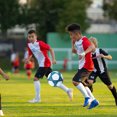 thumbnail image 2 of Eigraketly Fútbol cosido a máquina: duradero y resistente al desgaste para entrenamiento deportivo Pelota de fútbol al aire libre Deportes de Deportes y aire libre Pentagrama azul cinco, 2 of 6