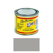1/4 Pint 1 Shot MEDIUM GRAY Paint Lettering Enamel Pinstriping & Graphic Art