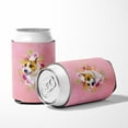 thumbnail image 5 of Carolines Treasures CK4114CC Bull Terrier Pink Flowers Can or Bottle Hugger Can Hugger multicolor, 5 of 5