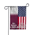 thumbnail image 5 of Flag American Half Qatari Flag Qatari American Friendship Qatar U.S.A Patriotic Proud Garden Flag, Double-Sided Decorative Outdoor Flag, Patriotic Polyester Yard Flag 12 x 18 in, 5 of 5