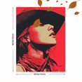 thumbnail image 3 of Pink Cowgirl Retro Poster Canvas Print, Girly Dorm Apartment Trendy Bedroom Living Room Home Wall Decor Art, 3 of 8