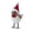 A, variant on MInHoues Christmas Plush Bird Figurines, 5.9" Festive Birds Jolly Vibes Holiday Decor, Fluffy Robin Bird Ornaments with Santa Hat Scarf, Metal Legs Standing Tabletop Decor for Christmas Home Party