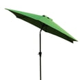 thumbnail image 4 of HQZX Outdoor Aluminum Patio Umbrella, 42 lb Base, Tilt and Crank Lift, 7 Colors Available Green, 4 of 8