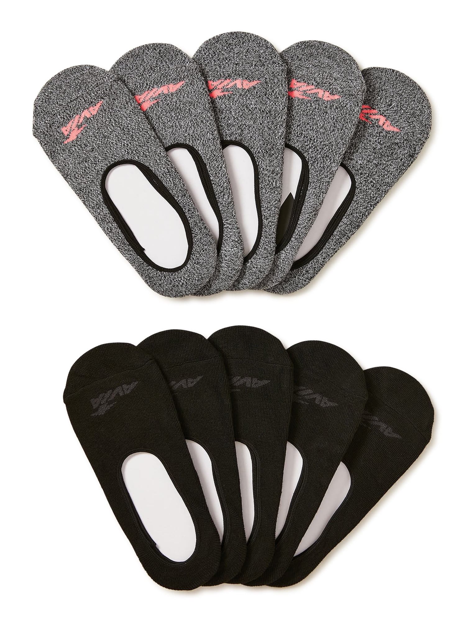 Avia Women's Performance Lightweight Liner Socks, 10-Pack