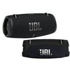 JBL Xtreme 3 - Portable Bluetooth Speaker Bundle with Silicone Carrying Sleeve Cover (Black w/Black Sleeve)