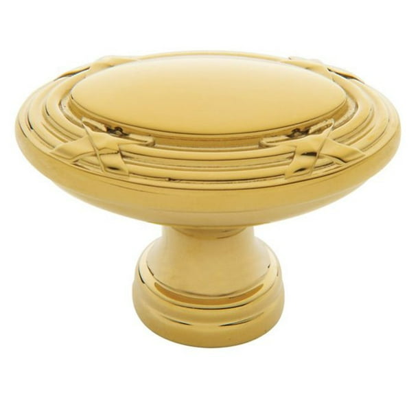 Baldwin 4632 Knobs Edinburgh Hardware Oval ;Polished Brass