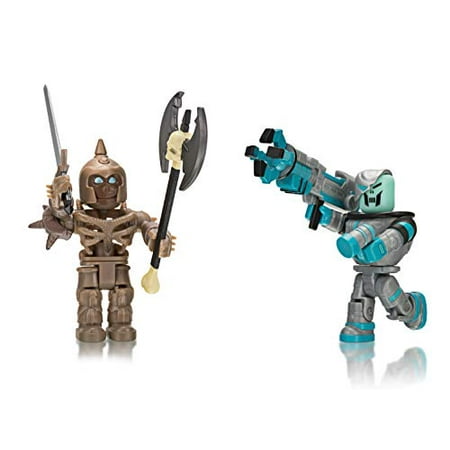 Roblox Action Collection - Bionic Bill + Endermoor Skeleton Two Figure Bundle [Includes 2 Exclusive Virtual Items]