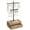 Carbonized Black, variant on Jewelry Organizer Stand, Earring Holder Rack for Hanging Earrings Necklace Bracelets Watches Jewelry Display Large Rings Storage as Women Gift (White)