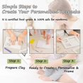 thumbnail image 4 of Baby Hand and Footprint Makers Kit, Keepsake Frame for Newborn Boys & Girls Baby - Baby Registry New Mom Baby Shower Reveal Gift, Boy or Girl Nursery, 4 of 5