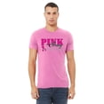 thumbnail image 2 of Pink Strong Breast Cancer Awareness Support Family Friends Run Walk Marathon Men's T-shirt, S, Azalea Pink, 2 of 5
