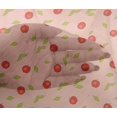 thumbnail image 4 of oneOone Viscose Chiffon Fabric Leaves & Apple Fruited Craft Fabric BTY 42 Inch Wide, 4 of 4