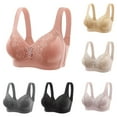 thumbnail image 3 of Utoimkio Clearance Wireless Bras for Women No Underwire Push Up Bras for Women Full Coverage Comfort Breathable Everyday Bras, 3 of 7