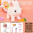 thumbnail image 4 of LSLJS Children's Toy Set Plush Toys Electric Rabbit Simulation Puppy Will Walk Will Bark Will Nodding Wagging Tail Children's Play House Toys Kids Toys, 4 of 9