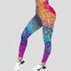 thumbnail image 1 of MKLEKYY Pantalones de yoga ajustados con estampado brillante y largo Mardi para mujer, 1 of 4