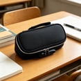 thumbnail image 7 of Solivara Lockable Pencil Case With Password Large Capacity Cloth Storage Bag With Handle Anti Peeping Design (B,8.66 × 3.94 × 2.76in), 7 of 7