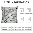 thumbnail image 5 of SHANXI Throw Pillow Covers Banana Flower Line for Couch Living Room 24x24in, 5 of 5