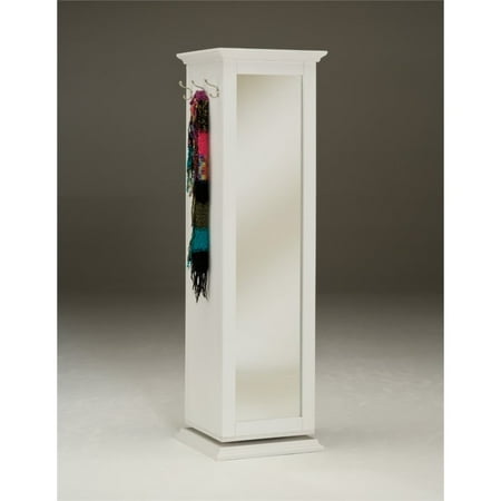 Bernards Swivel Storage Cabinet In White