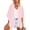 Pink, variant on Women's Beach Kimono Sheer Chiffon Cover Ups Casual Loose Open Front Cardigan Tops