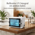 thumbnail image 3 of Esterilizador UV Profesional de 12L con Ozono para Salón y Spa - Gabinete de Desinfección de 360° para Herramientas de Manicura y Barbería, Interior de Acero Inoxidable y Puerta de Cristal Templado, 3 of 9