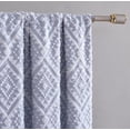 thumbnail image 3 of Jacquard Clip Blackout Rod Pocket Single Window Panel, 3 of 3