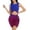 Tie Dye Purple Red, variant on Women's 2024 Summer Sleeveless Tank Dresses Cut Out Twist Bodycon Wrap Party Evening Mini Dress