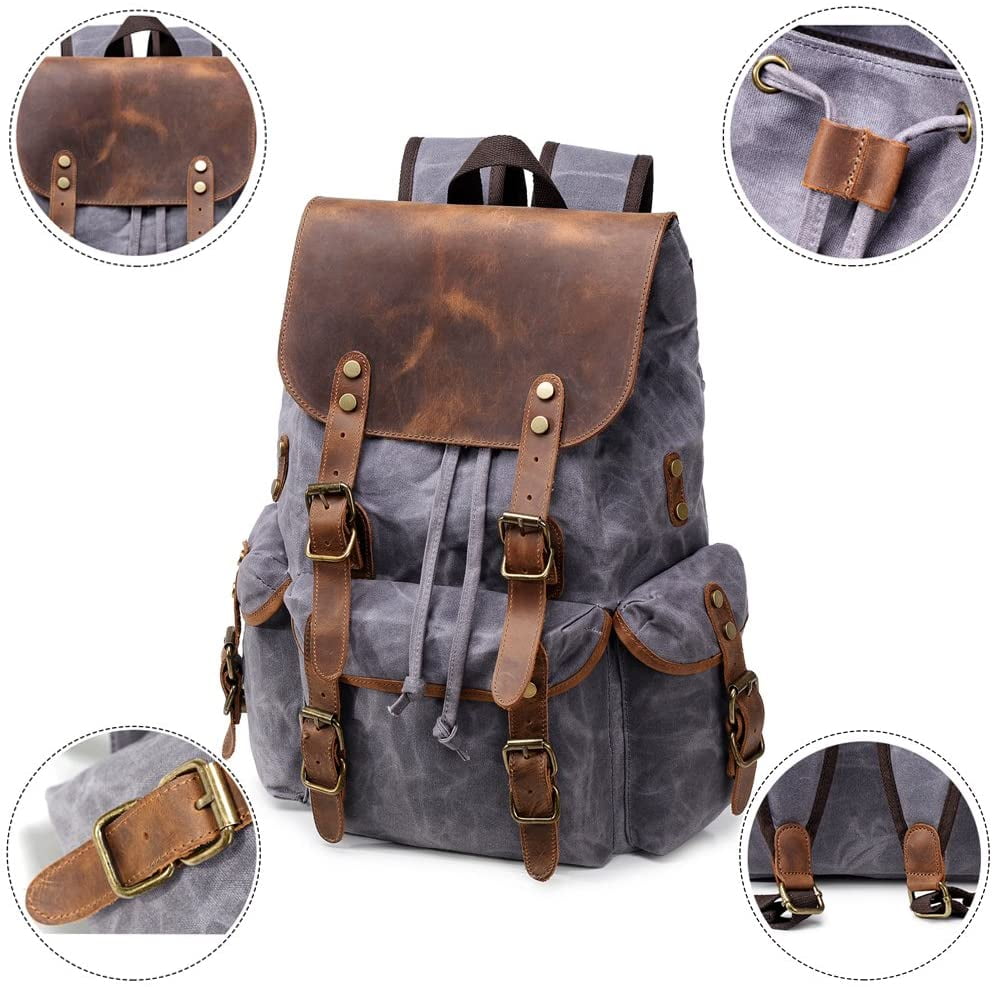 rustic backpack