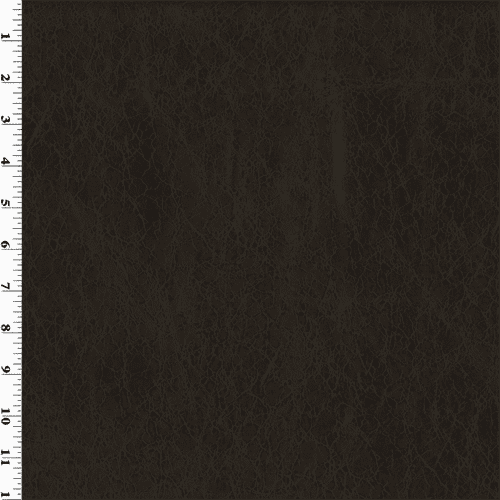 Dark Brown Faux Leather Upholstery, Fabric By the Yard
