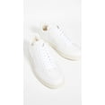 thumbnail image 3 of Tenis Veja V-10 con cordones para mujer, totalmente blancas, piel sintética, 3 of 4
