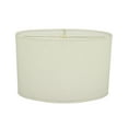 thumbnail image 3 of Aspen Creative 37041 Transitional Oval Hardback Shaped Spider Construction Lamp Shade in Off-White, 16 1/2" wide (9 1/2" + 16 1/2") x (9 1/2" +x 16 1/2") x 11", 3 of 6