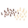 thumbnail image 4 of Jeu d'Échecs Ensemble, Pièces d'Échecs Durables Seulement Soigneusement Traité Fond Taille Modérée pour les Clubs, 4 of 8