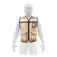 thumbnail image 1 of Chaleco Brigadista Truper Con Cintas Reflejantes Beige Talla Unitalla, 1 of 3