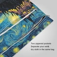thumbnail image 3 of 2 Pack Wet Dry Bags,Starry Sky Style Castle Waterproof Reusable Dual Zipper Bags for Swimwear, Gym Clothes, Toiletries, Baby Diapers, 3 of 8